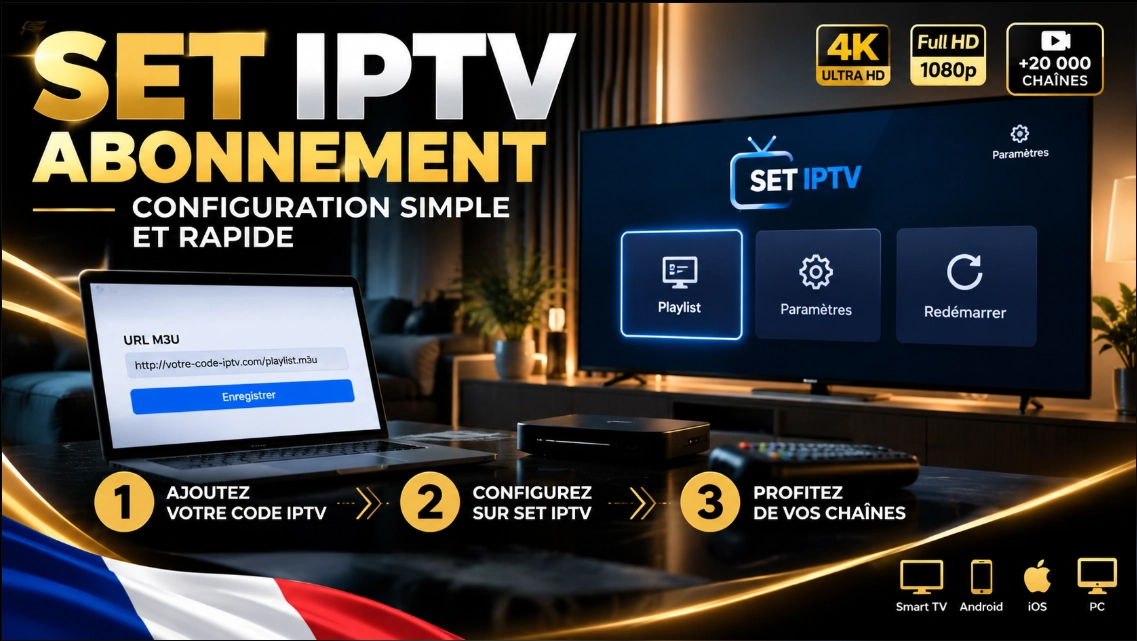 Ajout et activation d’un abonnement dans Set IPTV